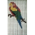 Vliegengordijn bouwpakket papegaai 90x210cm